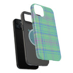 Fresh Energy Plaid Magnetic Phone Case