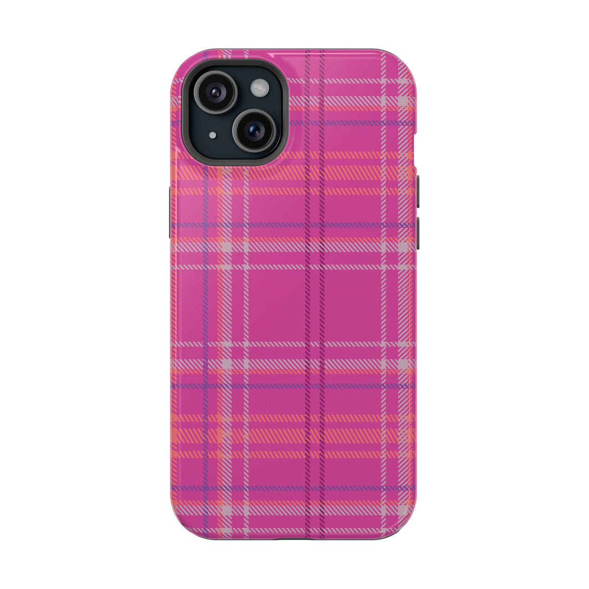 Berry Crush Plaid Magnetic Phone Case