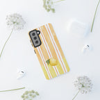 Lemon Orchard Stripes Phone Case
