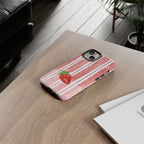 Strawberry Orchard Stripes Phone Case