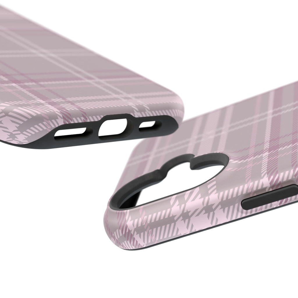 The Plaid Edit Mauve Phone Case