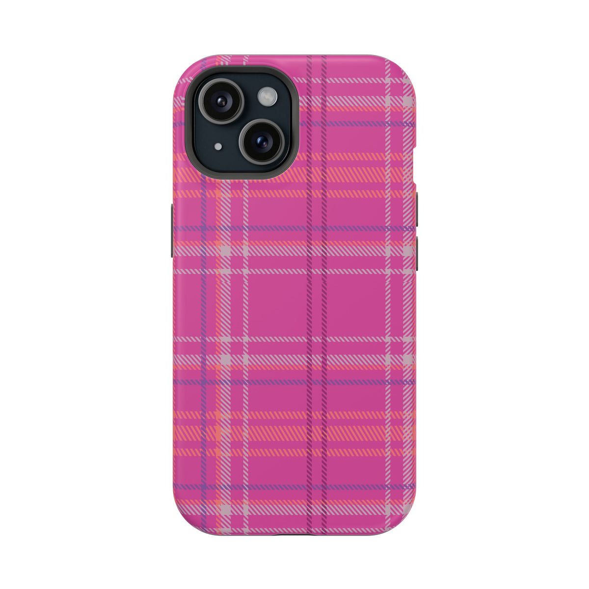 Berry Crush Plaid Magnetic Phone Case