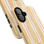 Lemon Orchard Stripes Phone Case