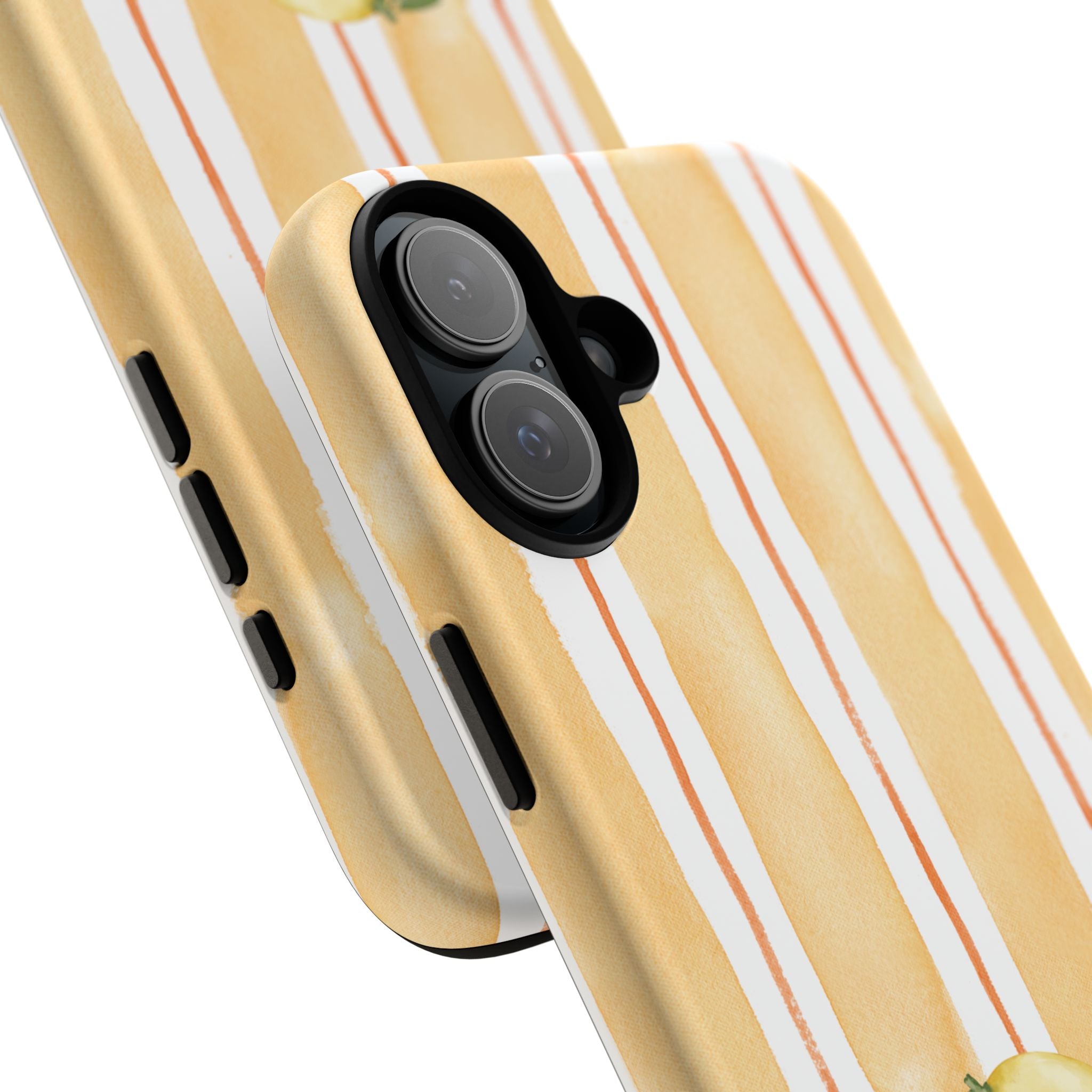 Lemon Orchard Stripes Phone Case