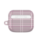 The Plaid Edit Mauve AirPod Case