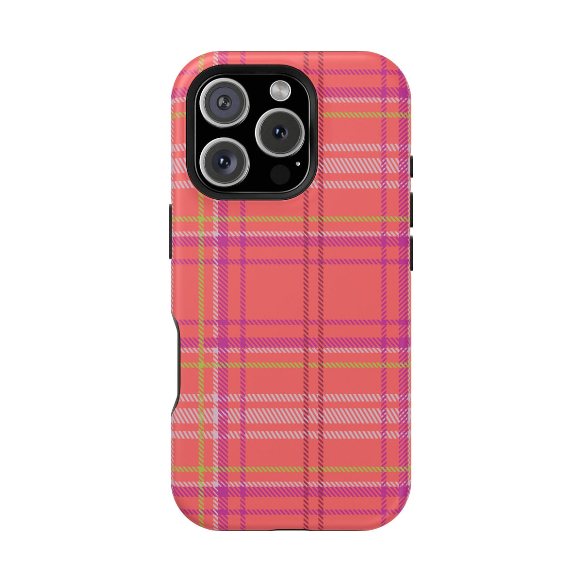 Golden Girl Plaid Magnetic Phone Case