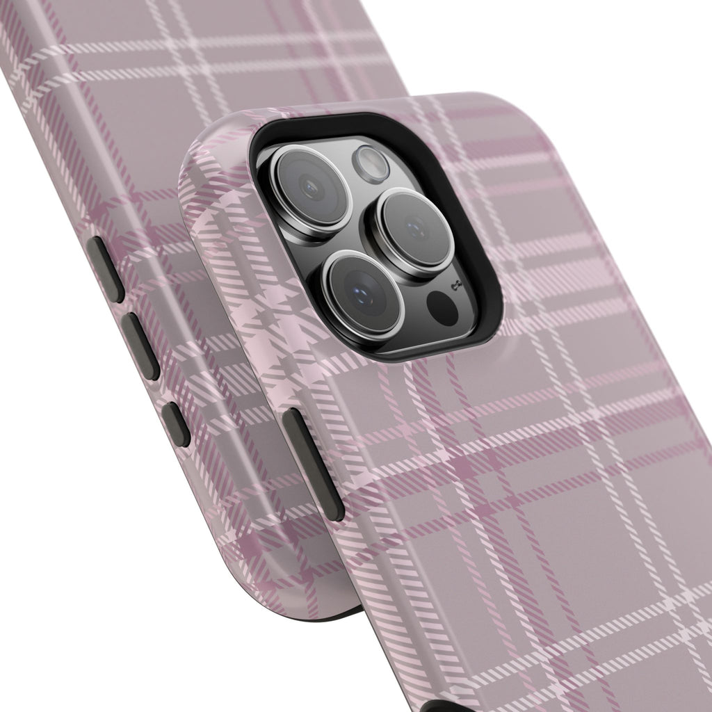 The Plaid Edit Mauve Phone Case