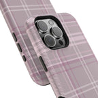 The Plaid Edit Mauve Phone Case
