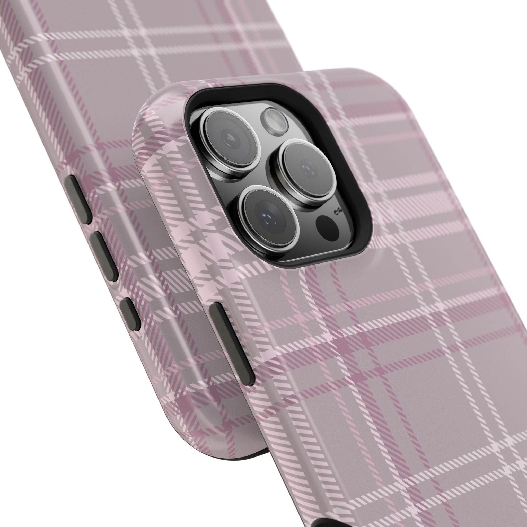 The Plaid Edit Mauve Phone Case