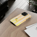 Lemon Orchard Stripes Phone Case