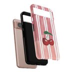 Cherry Orchard Stripes Phone Case