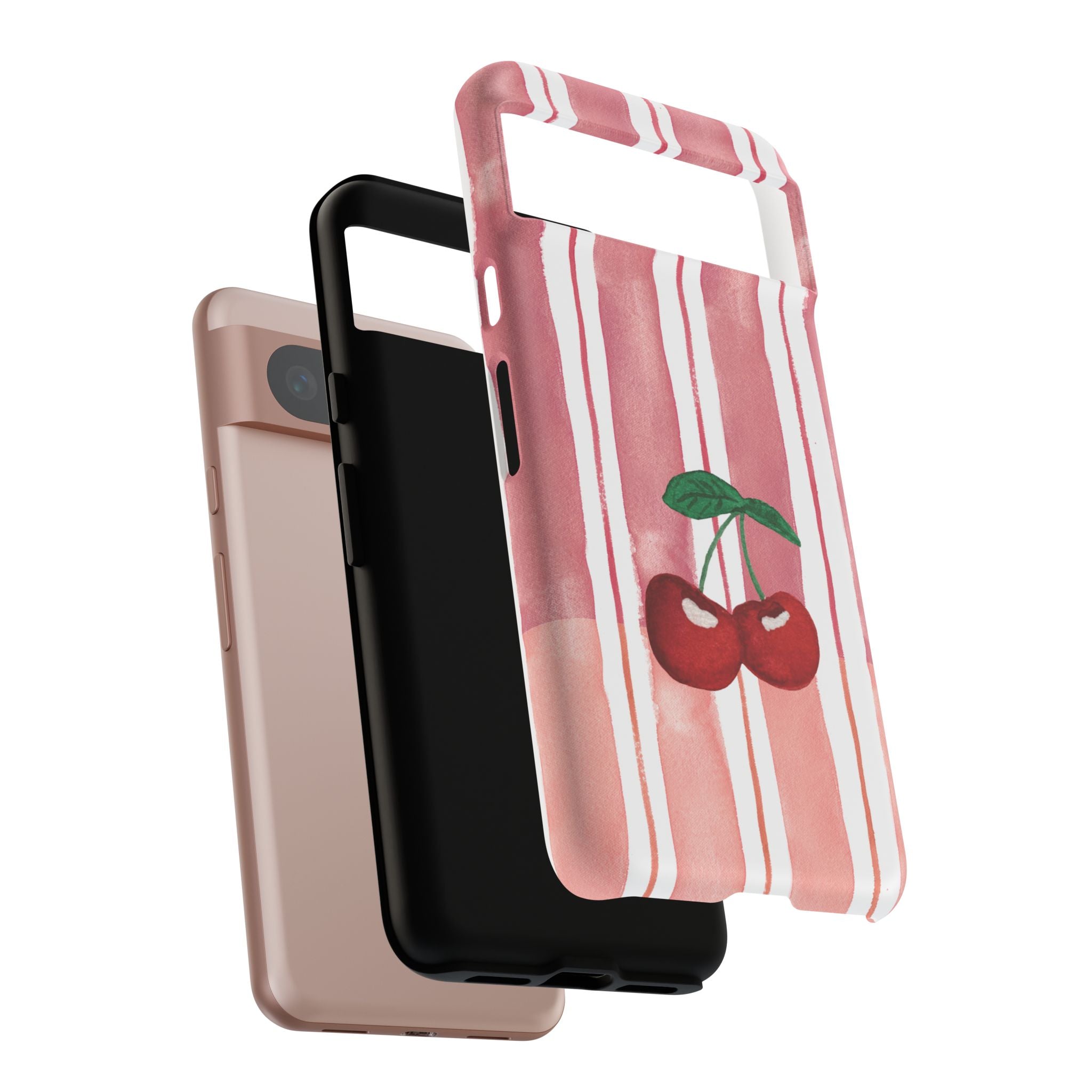 Cherry Orchard Stripes Phone Case