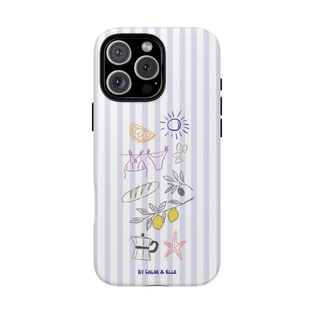 Amalfi Dreaming Blue Waters Phone Case