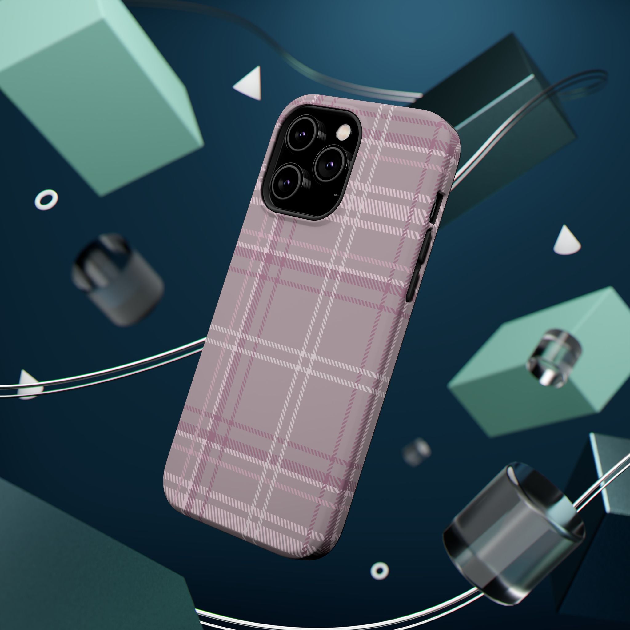 The Plaid Edit Mauve Phone Case