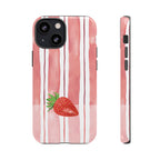 Strawberry Orchard Stripes Phone Case