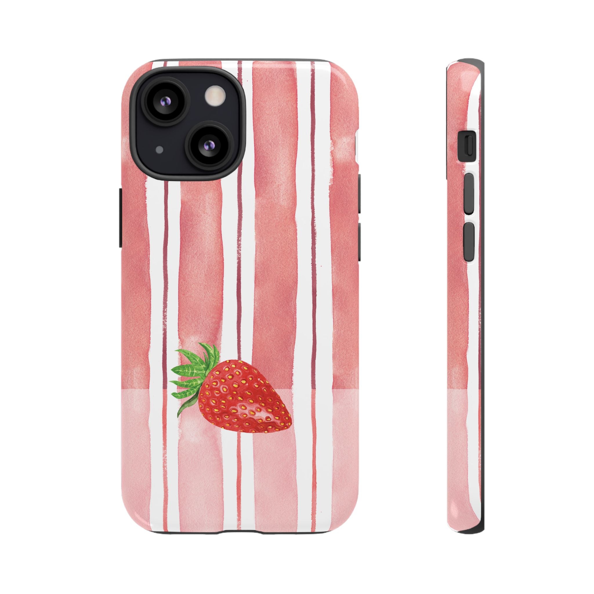 Strawberry Orchard Stripes Phone Case