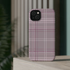 The Plaid Edit Mauve Phone Case