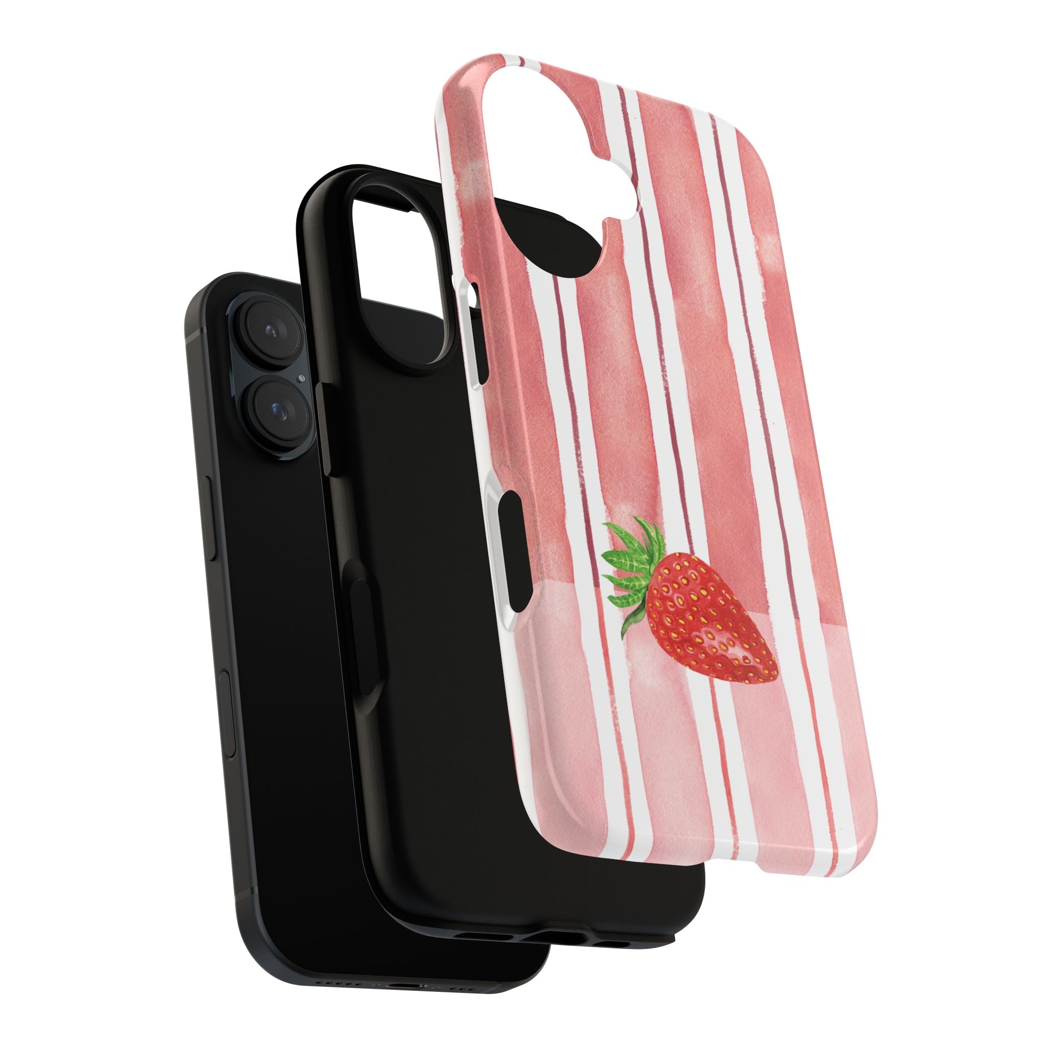 Strawberry Orchard Stripes Phone Case