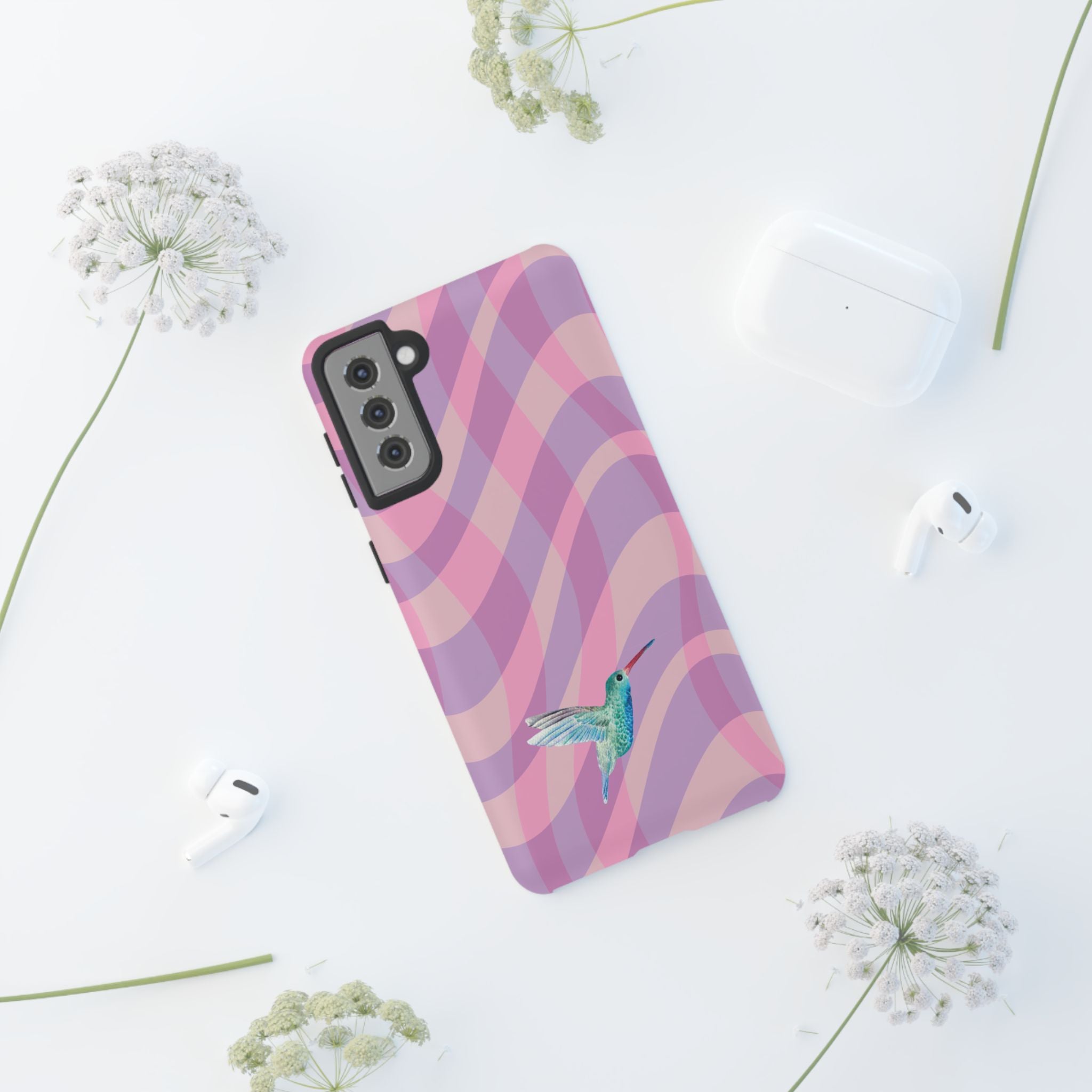 Serenity Waves Hummingbird Phone Case