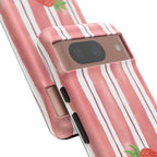 Strawberry Orchard Stripes Phone Case