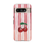 Cherry Orchard Stripes Phone Case