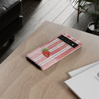 Strawberry Orchard Stripes Phone Case