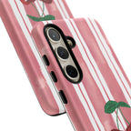 Cherry Orchard Stripes Phone Case