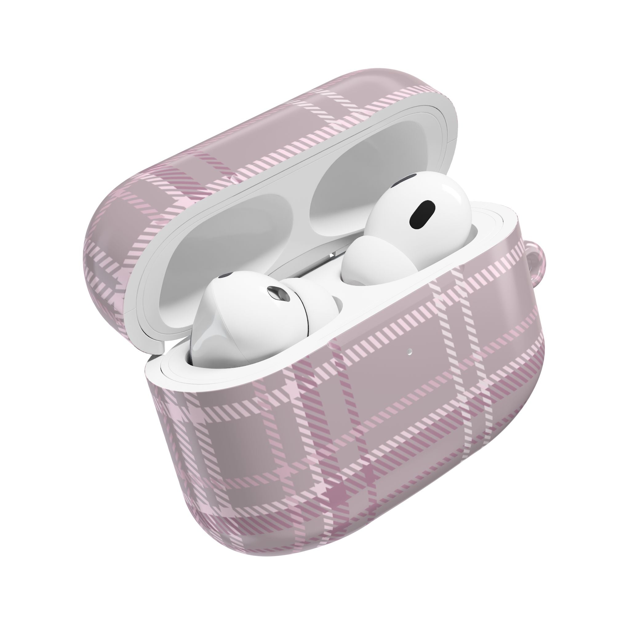 The Plaid Edit Mauve AirPod Case