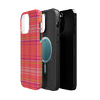 Golden Girl Plaid Magnetic Phone Case