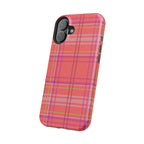 Golden Girl Plaid Magnetic Phone Case