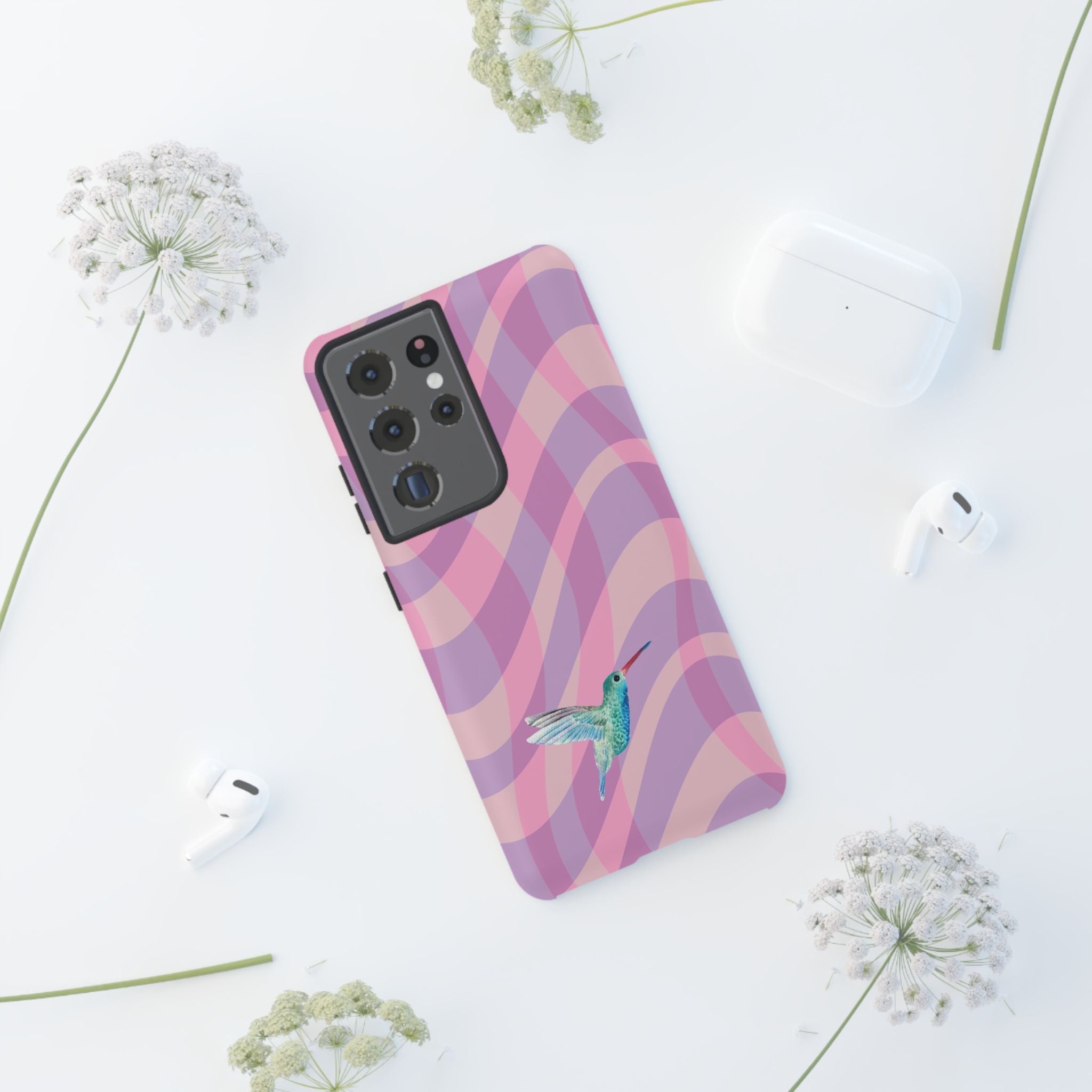 Serenity Waves Hummingbird Phone Case