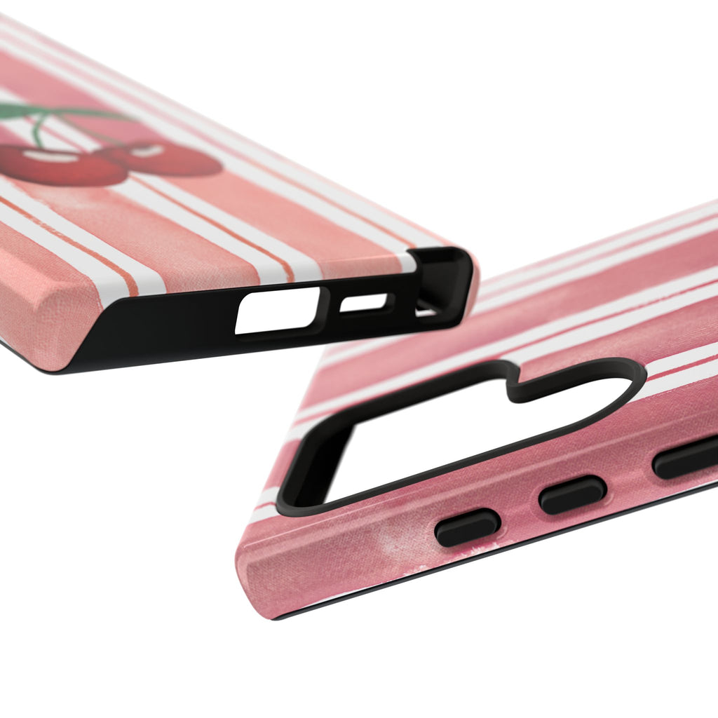 Cherry Orchard Stripes Phone Case
