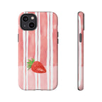 Strawberry Orchard Stripes Phone Case