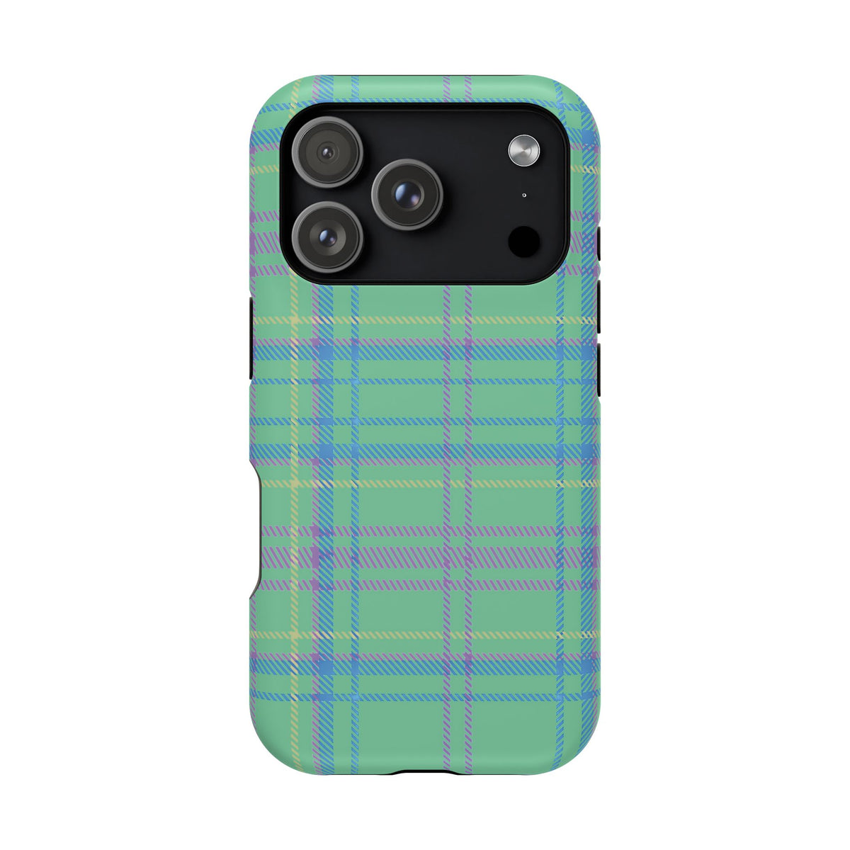 Fresh Energy Plaid Magnetic Phone Case