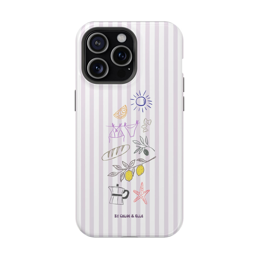 Amalfi Dreaming Petunia Phone Case