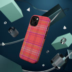 Golden Girl Plaid Magnetic Phone Case