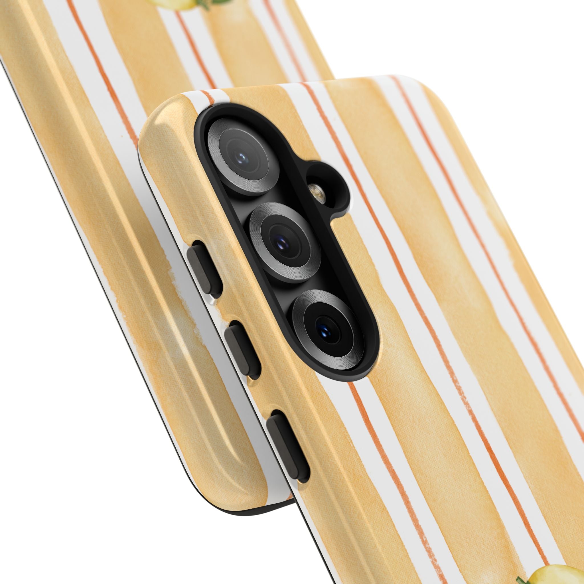Lemon Orchard Stripes Phone Case