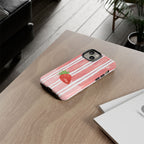 Strawberry Orchard Stripes Phone Case