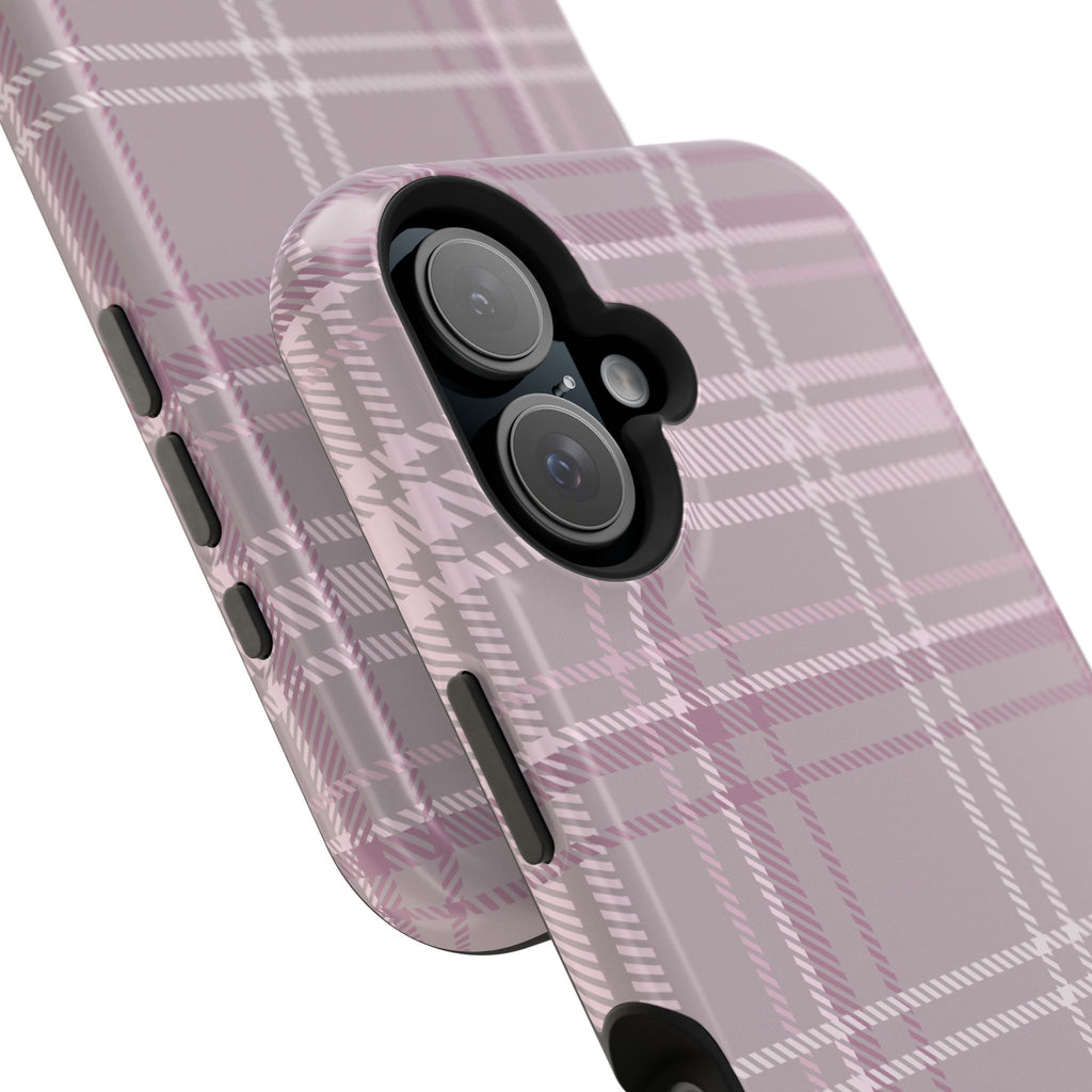 The Plaid Edit Mauve Phone Case