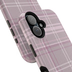 The Plaid Edit Mauve Phone Case