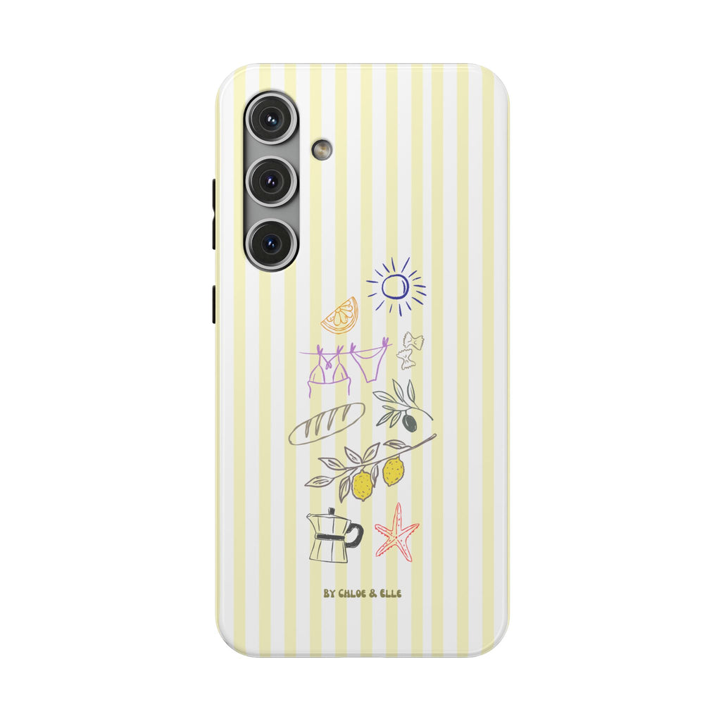Amalfi Dreaming Lemon Phone Case