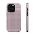 The Plaid Edit Mauve Phone Case