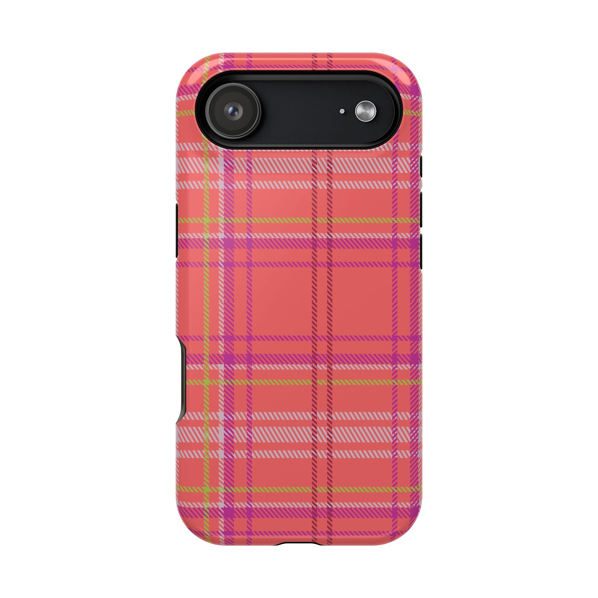Golden Girl Plaid Magnetic Phone Case