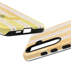 Lemon Orchard Stripes Phone Case