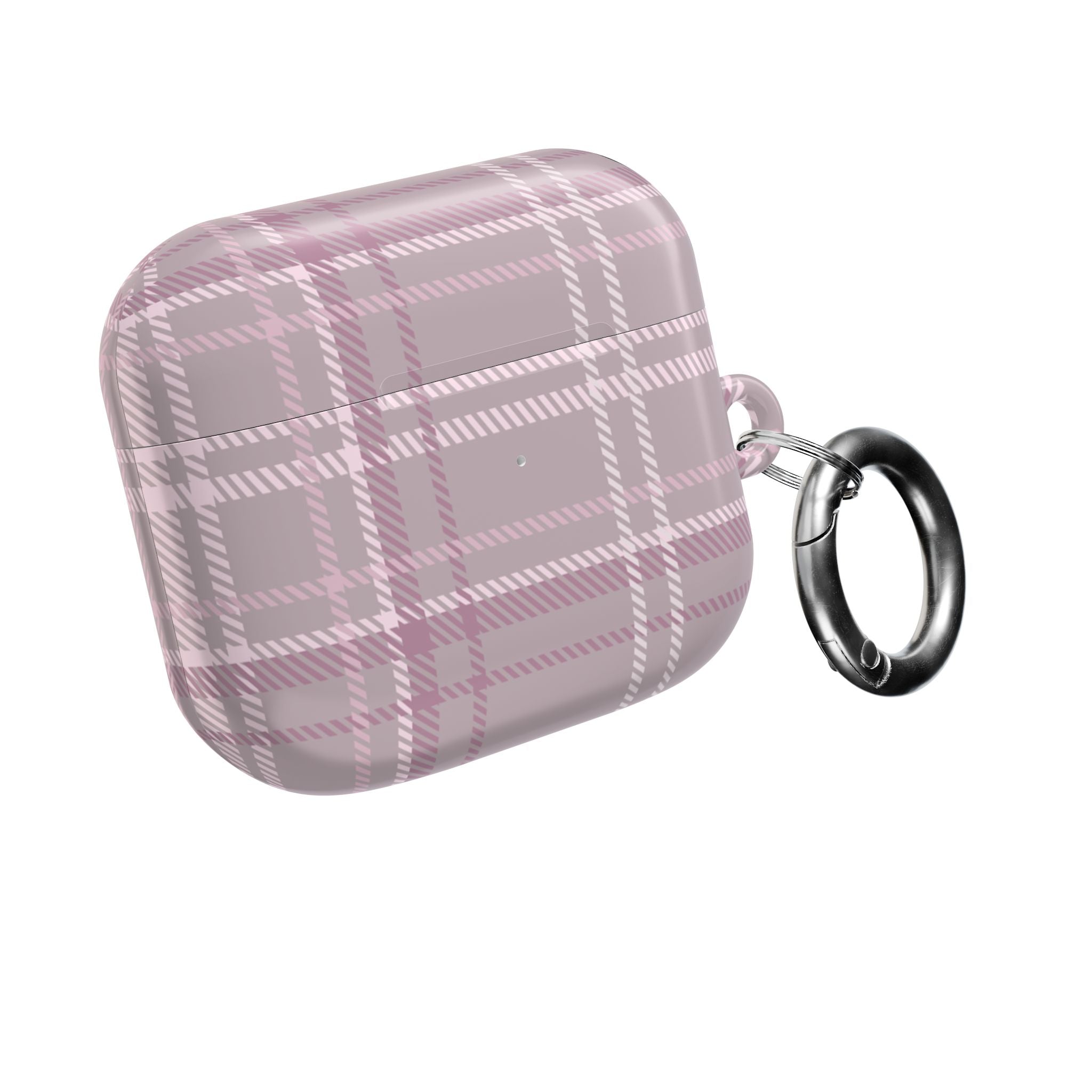 The Plaid Edit Mauve AirPod Case