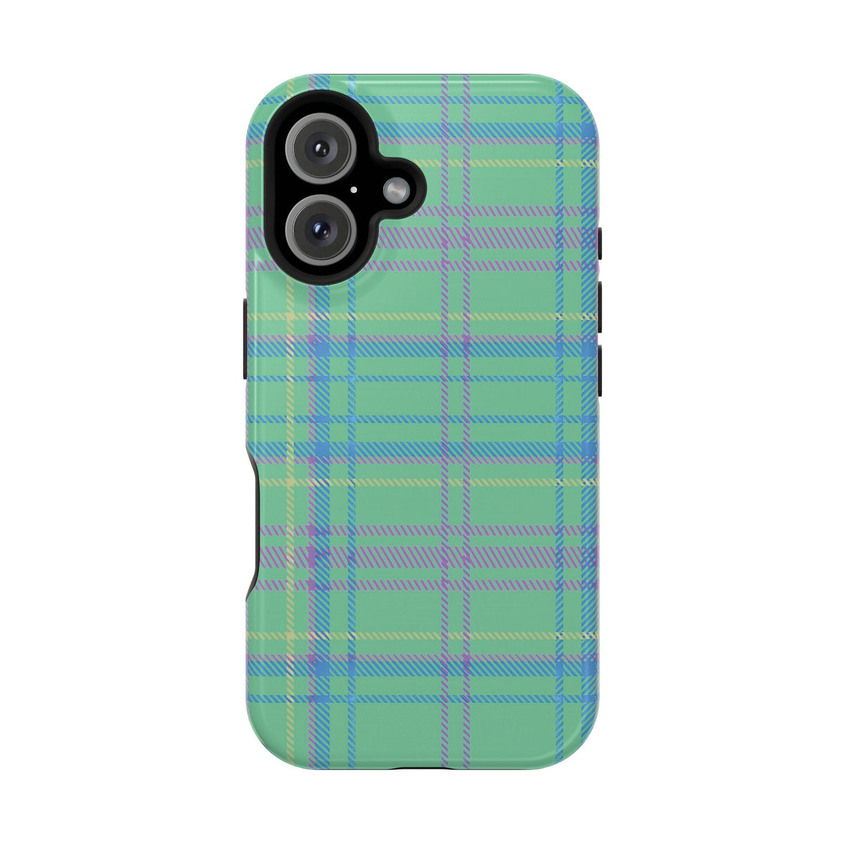 Fresh Energy Plaid Magnetic Phone Case