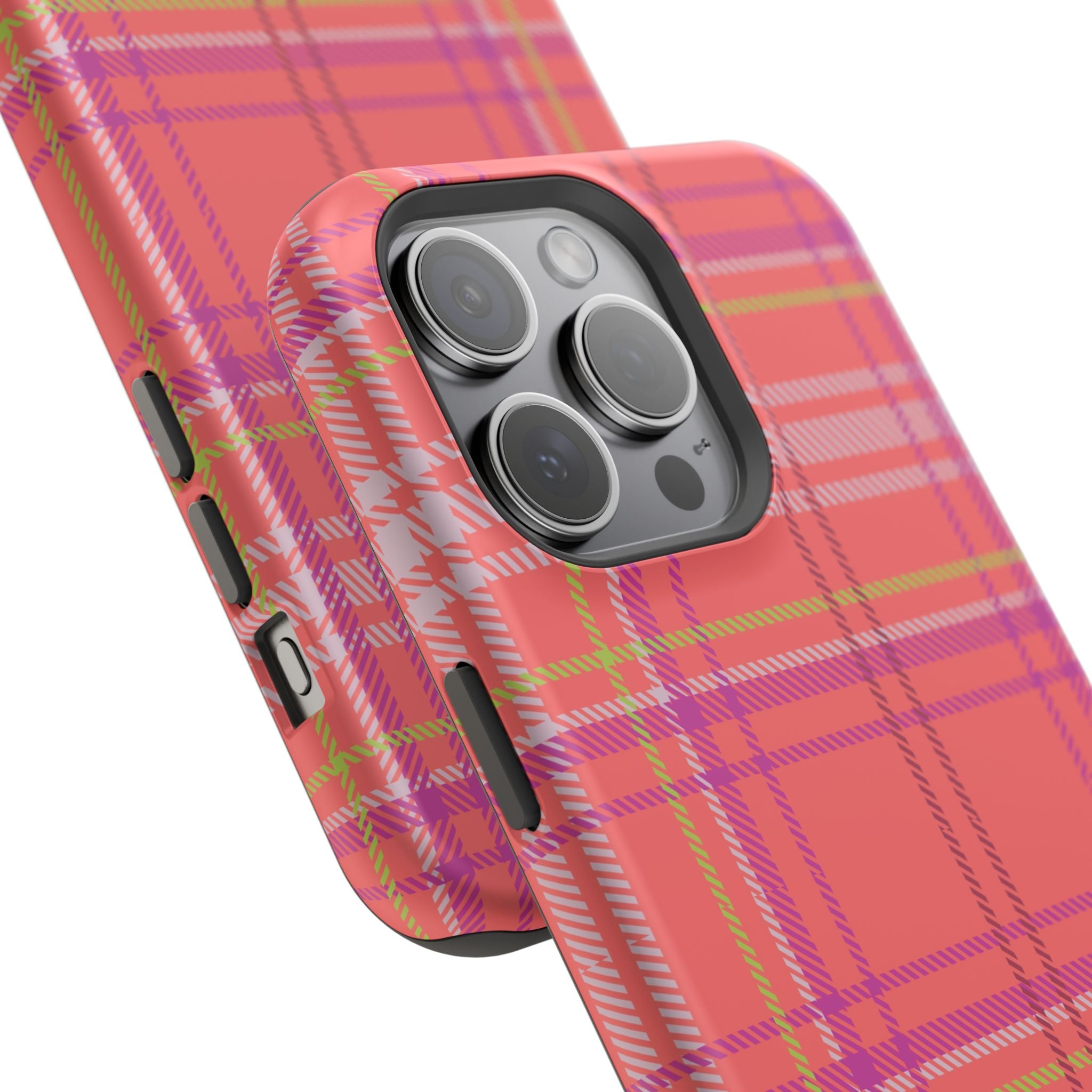Golden Girl Plaid Magnetic Phone Case