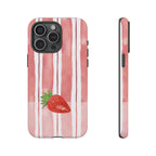 Strawberry Orchard Stripes Phone Case