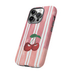 Cherry Orchard Stripes Phone Case
