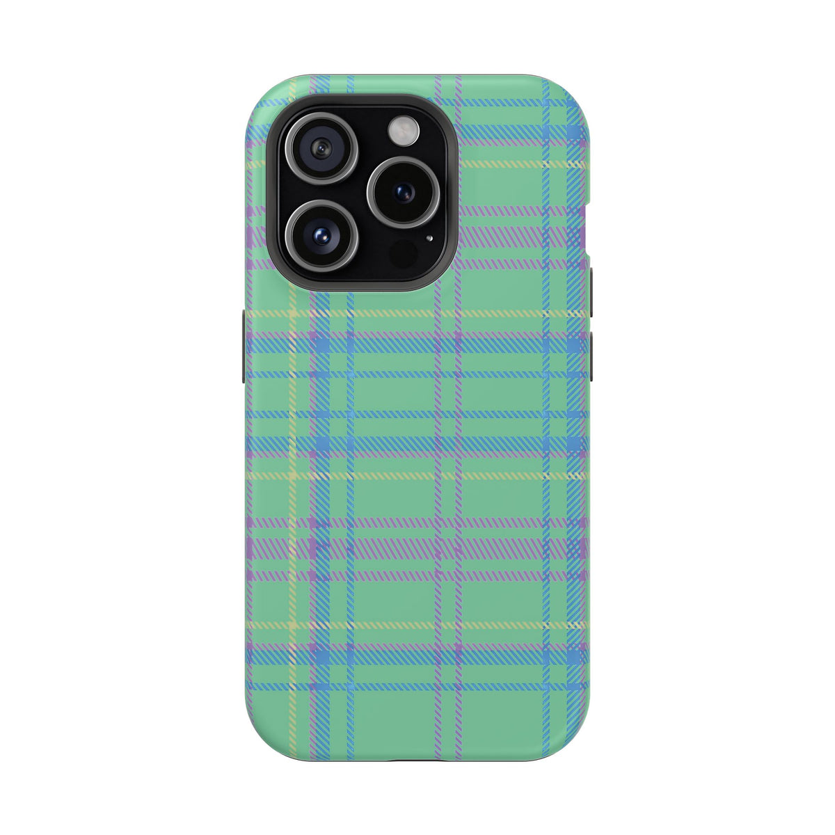 Fresh Energy Plaid Magnetic Phone Case